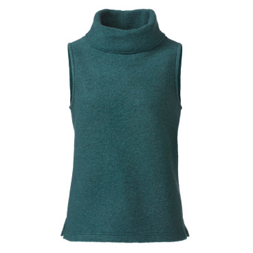 Walk-Overshirt aus Bio-Schurwolle mit Bio-Baumwolle, smaragd