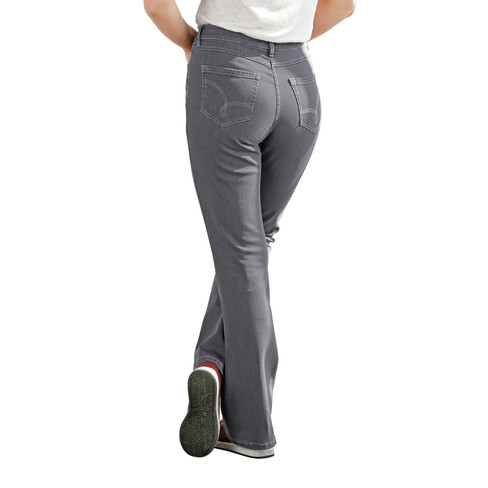 Jeans BOOTCUT aus Bio-Baumwolle, grey
