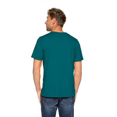 T-Shirt aus Bio-Baumwolle, atlantik