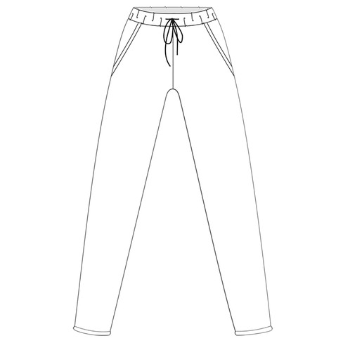 Sweathose im Jogging Style aus Bio-Baumwolle, jeans melange
