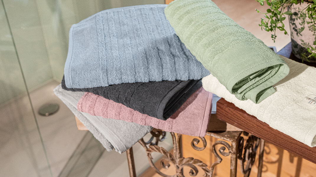 Weiche Handtücher in Bio-Qualität und vielen Farben!