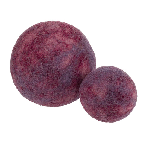 Filzball mit Glöckchen, rot