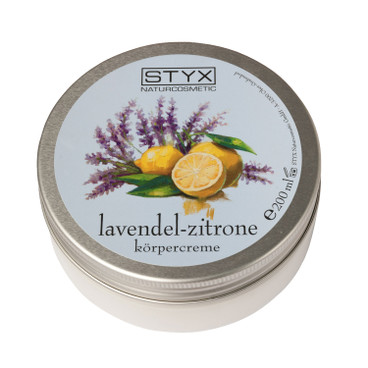 Lavendel-Zitrone Körpercreme, 200 ml