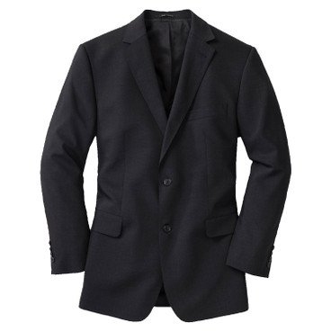 Anzug-Sakko OSLO aus reiner Bio Merinowolle, schwarz