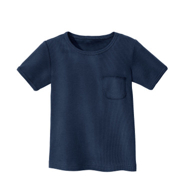 T-Shirt aus Bio-Baumwolle, blaubeere