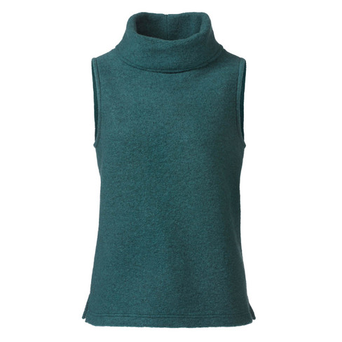 Walk-Overshirt aus Bio-Schurwolle mit Bio-Baumwolle, smaragd