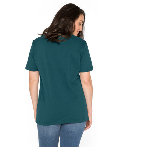 T-Shirt aus reiner Bio-Baumwolle, atlantik
