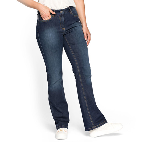 Jeans BOOTCUT aus Bio-Baumwolle, darkblue