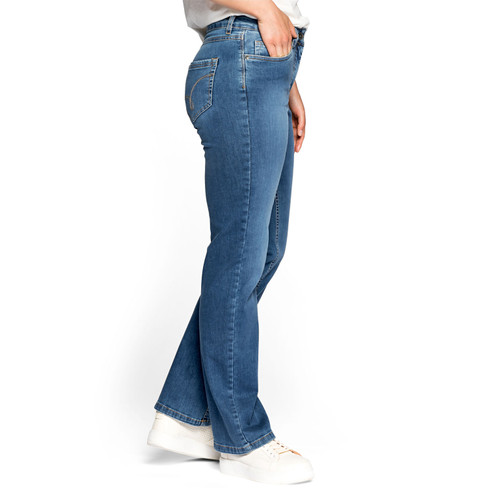 Jeans DIE GERADE aus Bio-Baumwolle, lightblue