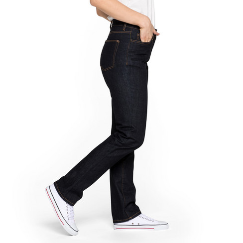 5-Pocket-Jeans aus reiner Bio-Baumwolle, darkblue