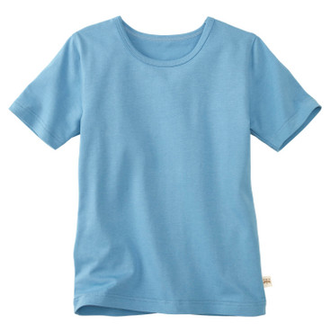 T-Shirt aus Bio-Baumwolle, saphir