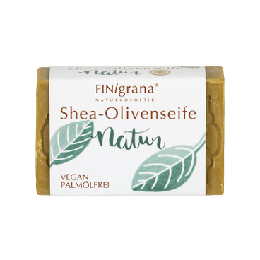 Olivenölseife NATUR mit Bio-Sheabutter, 100 g