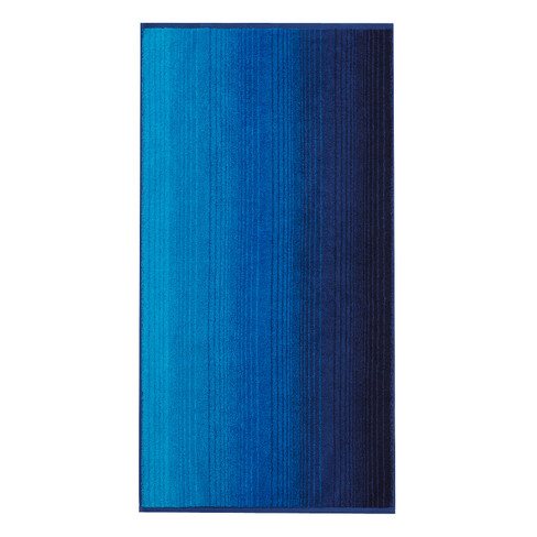 Frottier-Handtuch aus reiner Bio-Baumwolle, 2 Stück, blau